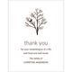 Bird in a Tree Flat Sympathy Note Cards Image 6 of 7